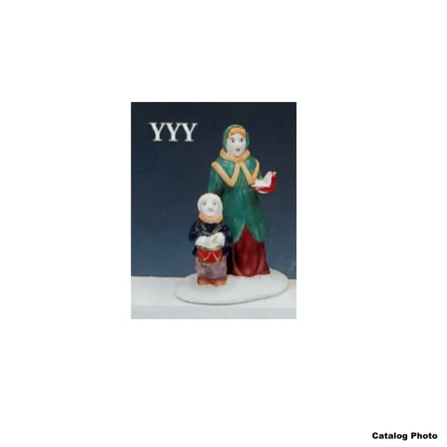 lemax-mother-son-carollers-weihnachtsfiguren-set image 1