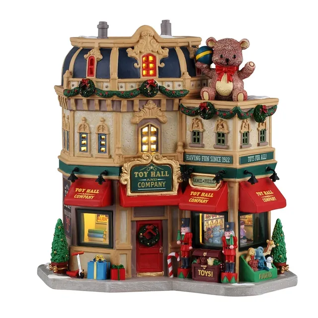 lemax-toy-hall-and-company-beleuchtetes-weihnachtshaus image 1