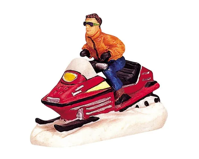 lemax-fun-on-ski-mobile-miniatur-szene image 1