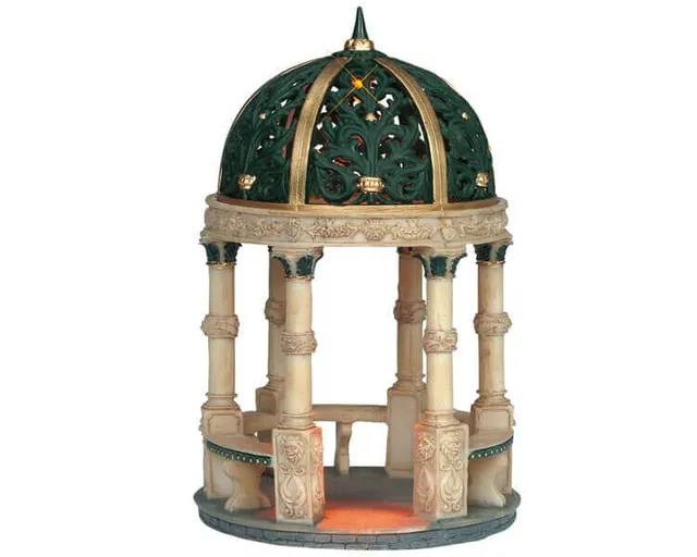 lemax-lighted-grand-gazebo-beleuchteter-pavillon-holidays-seasons image 1