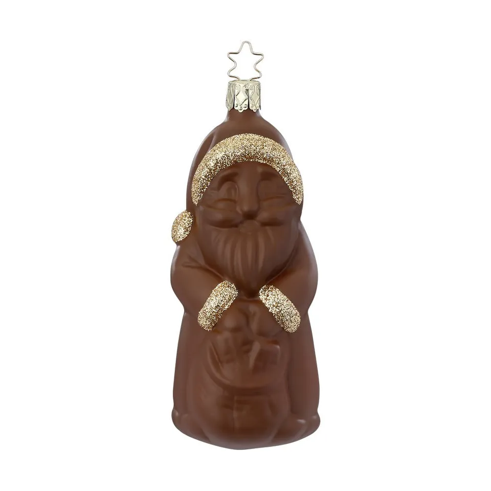 inge-glas-schokoweihnachtsmann-glasfigur-13-cm image 1