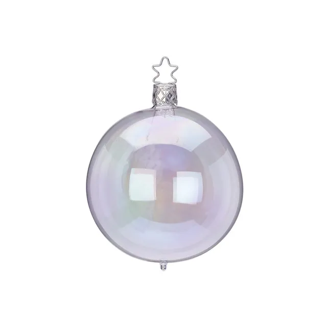 inge-glas-manufaktur-kugel-irisierend-12-cm-glasklar image 1