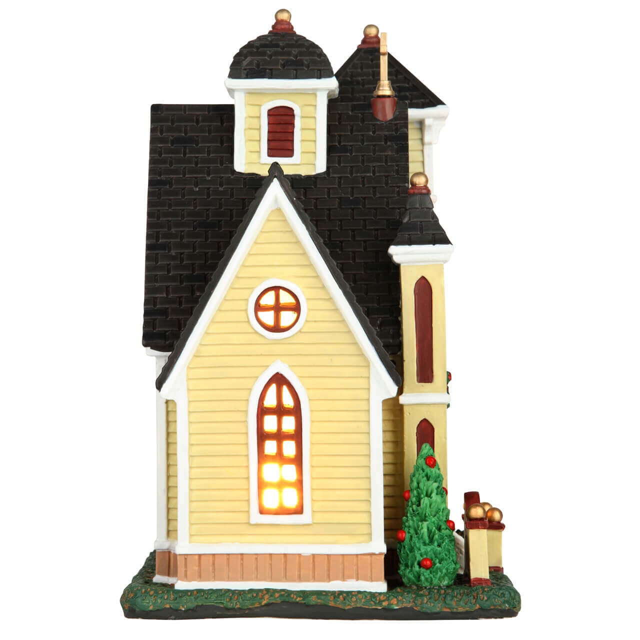 lemax-st-margaret-s-church-miniatur-kirche-beleuchtet image 2