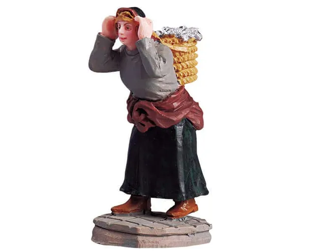 lemax-the-fishwife-miniaturfigur image 1