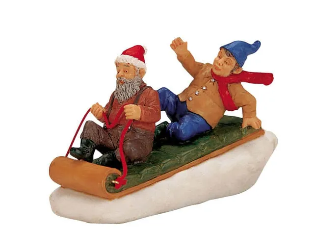 lemax-sledding-elves-weihnachtsfigur-miniatur image 1