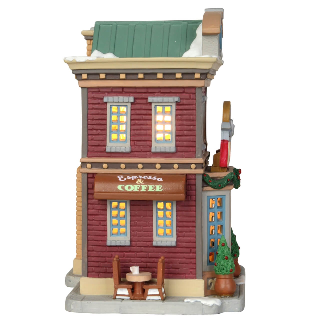 lemax-the-corner-coffee-shop-miniaturhaus-beleuchtet image 2