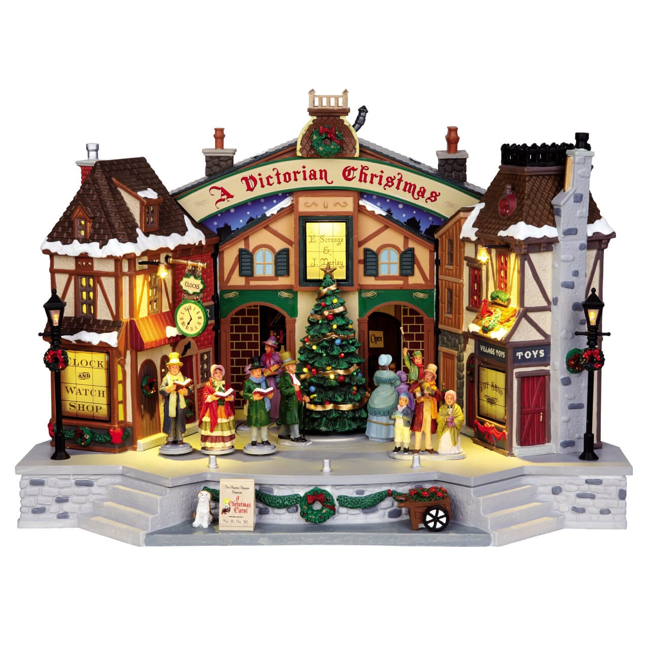 lemax-a-christmas-carol-play-animiertes-theaterhaus image 1