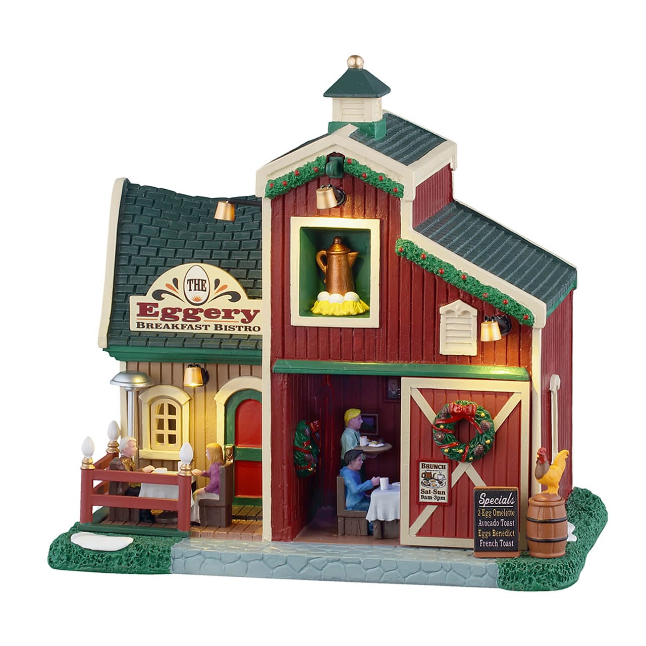 lemax-the-eggery-breakfast-bistro-miniaturhaus-harvest-crossing image 1