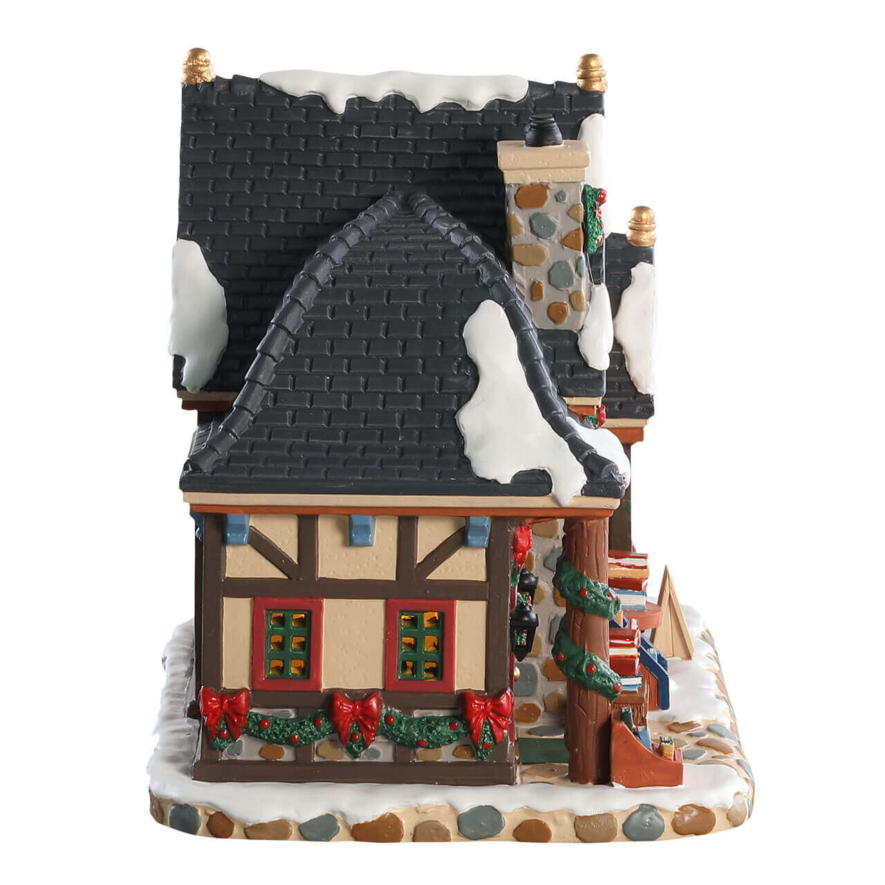lemax-fables-bookstore-miniaturhaus image 3