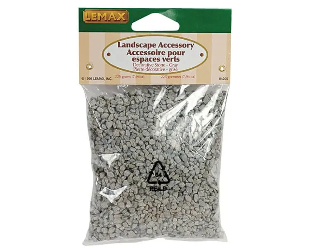 lemax-decorative-stone-gray-deko-stein-miniatur image 1