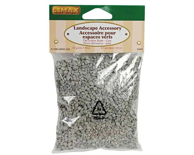 lemax-decorative-stone-gray-deko-stein-miniatur image 1