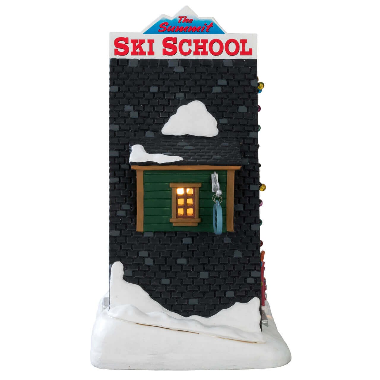 lemax-the-summit-ski-school-beleuchtete-skischule-vail-village image 3