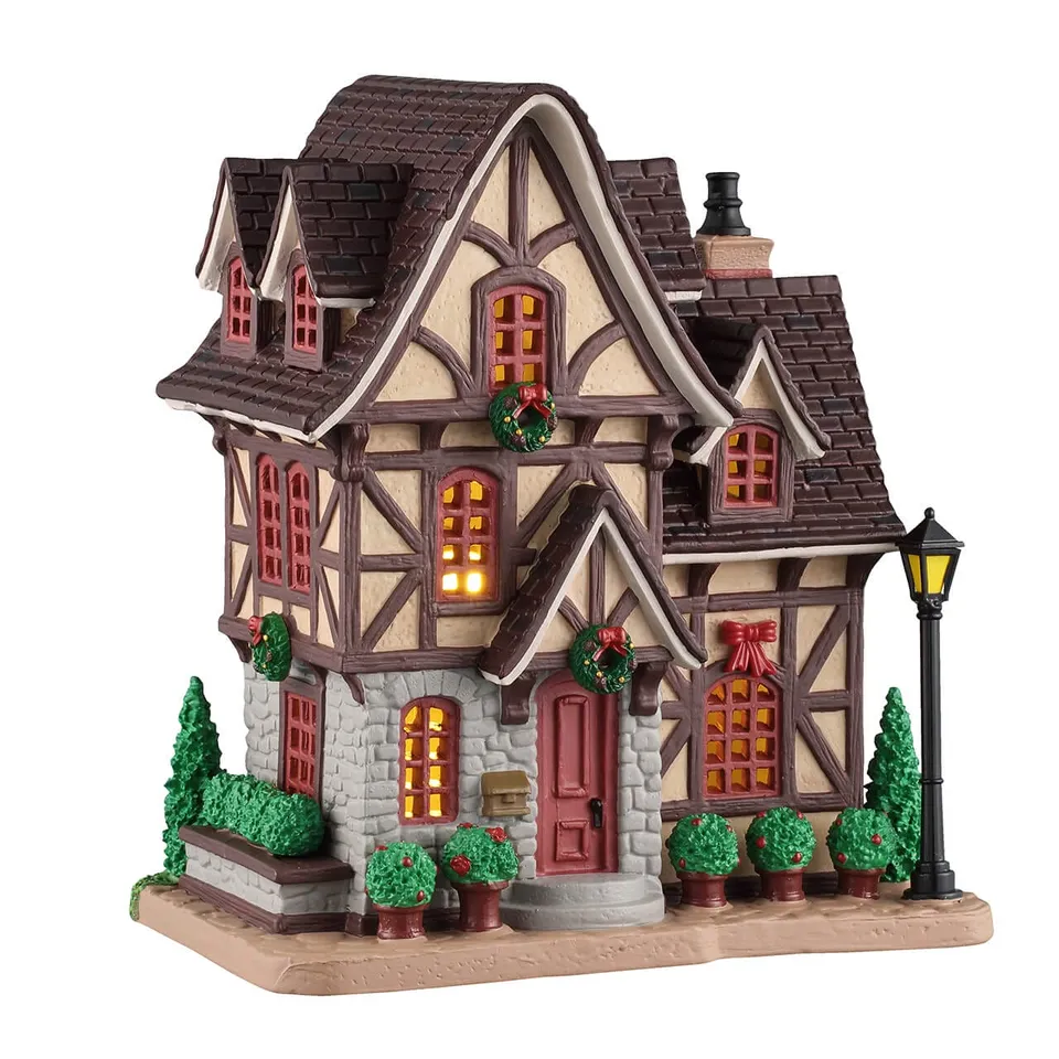 lemax-bosworth-residence-caddington-miniaturhaus-tudor-stil image 1
