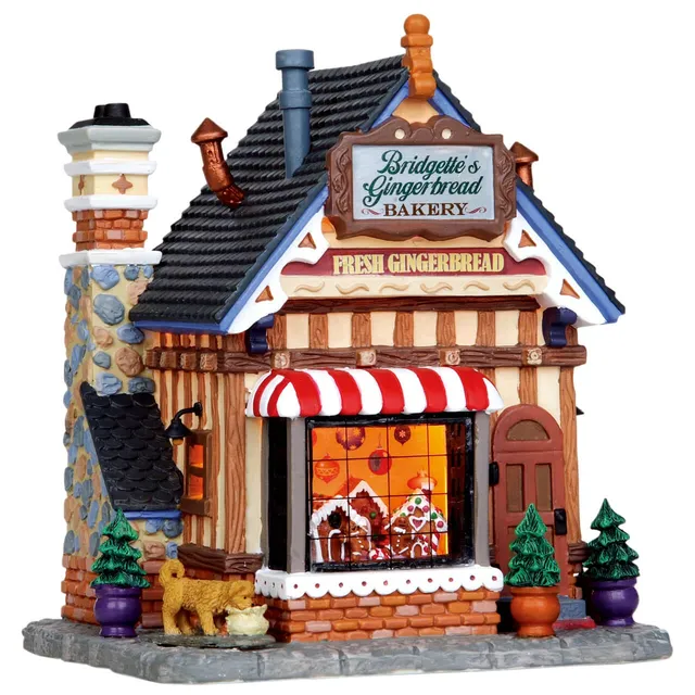 lemax-bridgette-s-gingerbread-bakery-miniatur-haus image 1