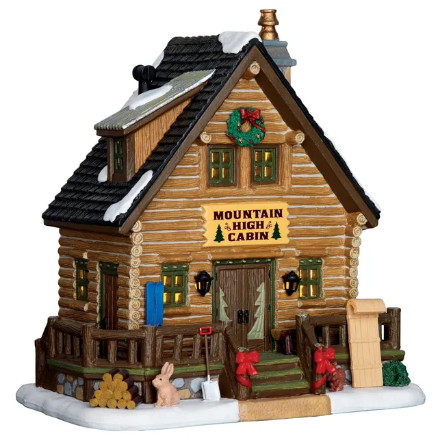 lemax-mountain-high-cabin-miniaturhaus image 1