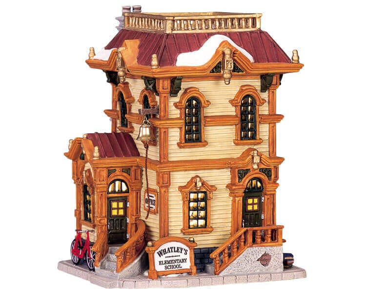 lemax-whatley-s-elementary-miniatur-schulhaus image 1