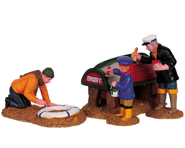 lemax-holidays-seasons-s-s-merrymaker-miniatur-weihnachtsschiff image 1