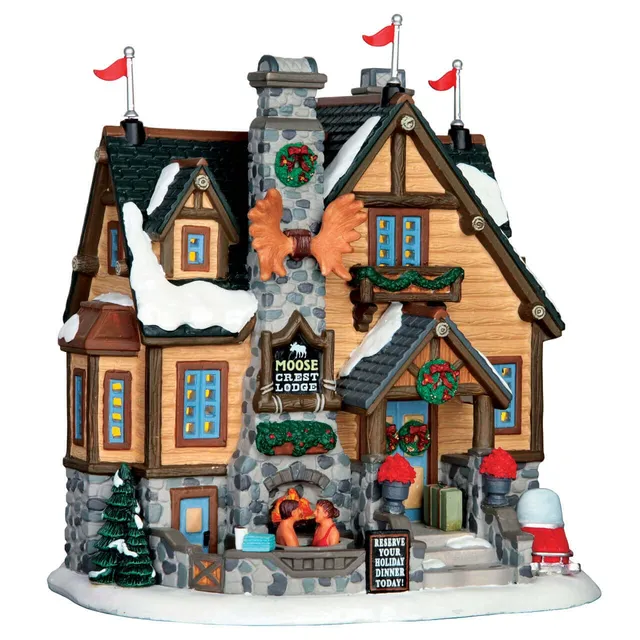 lemax-village-collection-moose-crest-lodge-beleuchtetes-geb-ude image 1
