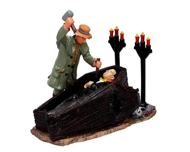 lemax-vampire-hunter-spooky-town-miniaturfigur image 1