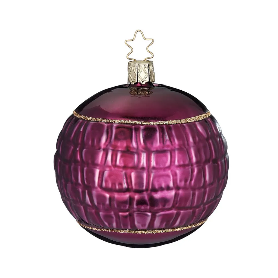 inge-glas-violettes-leder-christbaumkugel-aus-glas-8-5-cm image 1