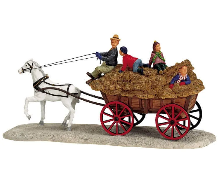 lemax-holiday-hayride-miniatur-fahrzeug image 1