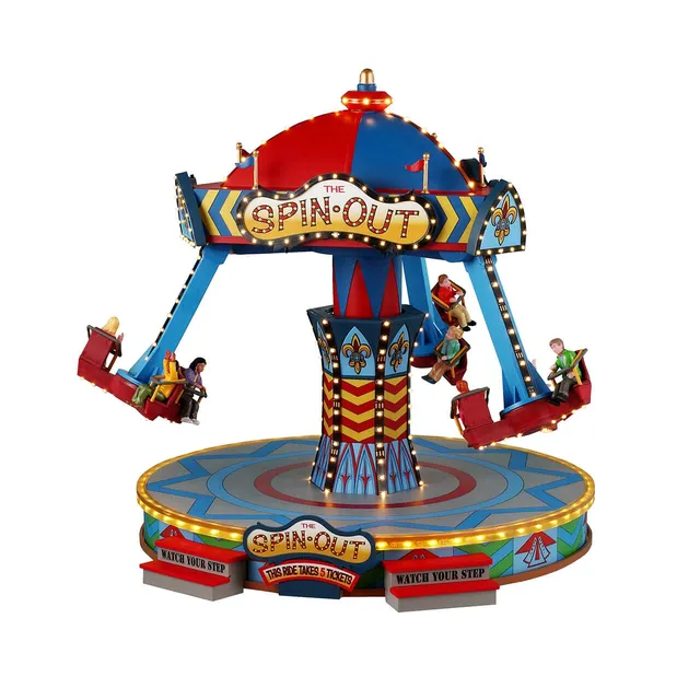 lemax-the-spin-out-beleuchtetes-karussell-fahrgesch-ft-carnival image 1