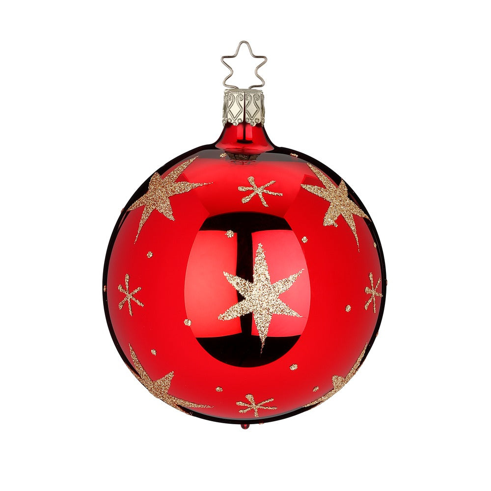 inge-glas-sternenlicht-christbaumkugel-glas-rot-8-cm image 1