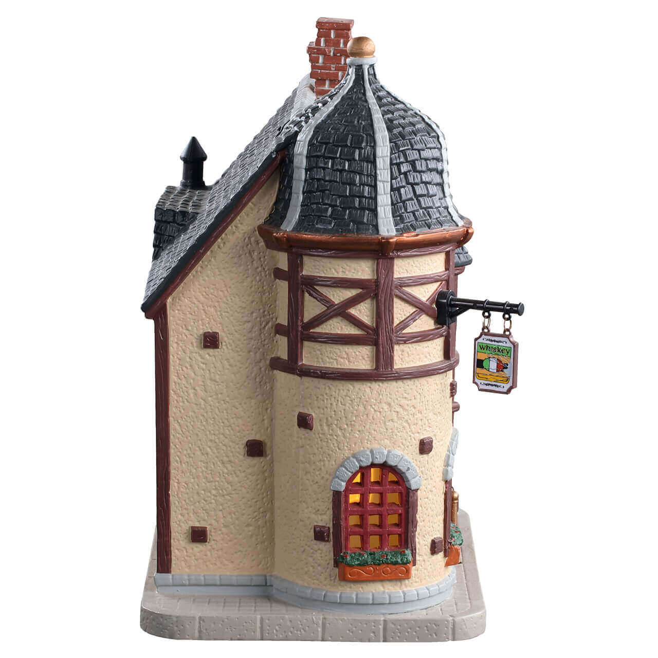 lemax-broken-flask-tavern-beleuchtetes-irish-pub-caddington-village image 2