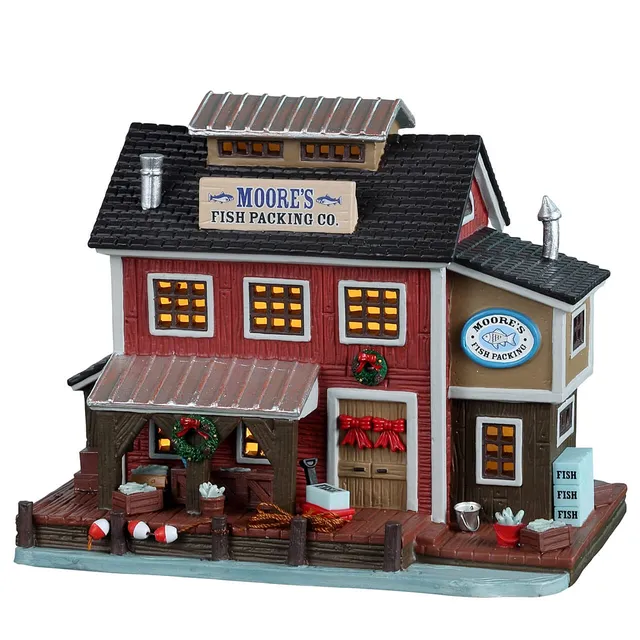 lemax-moore-s-fish-packing-co-plymouth-corners-miniaturgeb-ude image 1