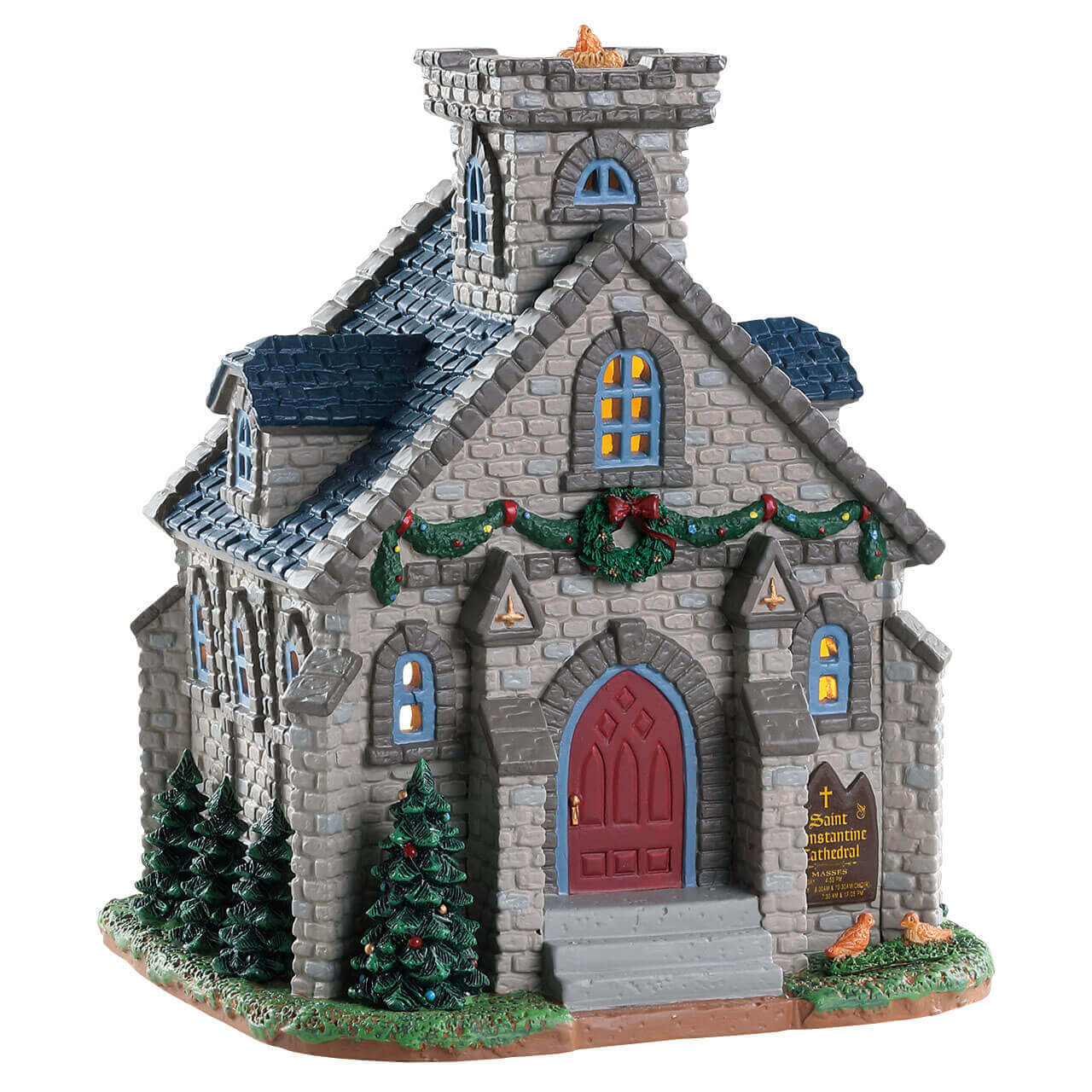 lemax-st-constantine-cathedral-weihnachtsdorf-kirche image 4
