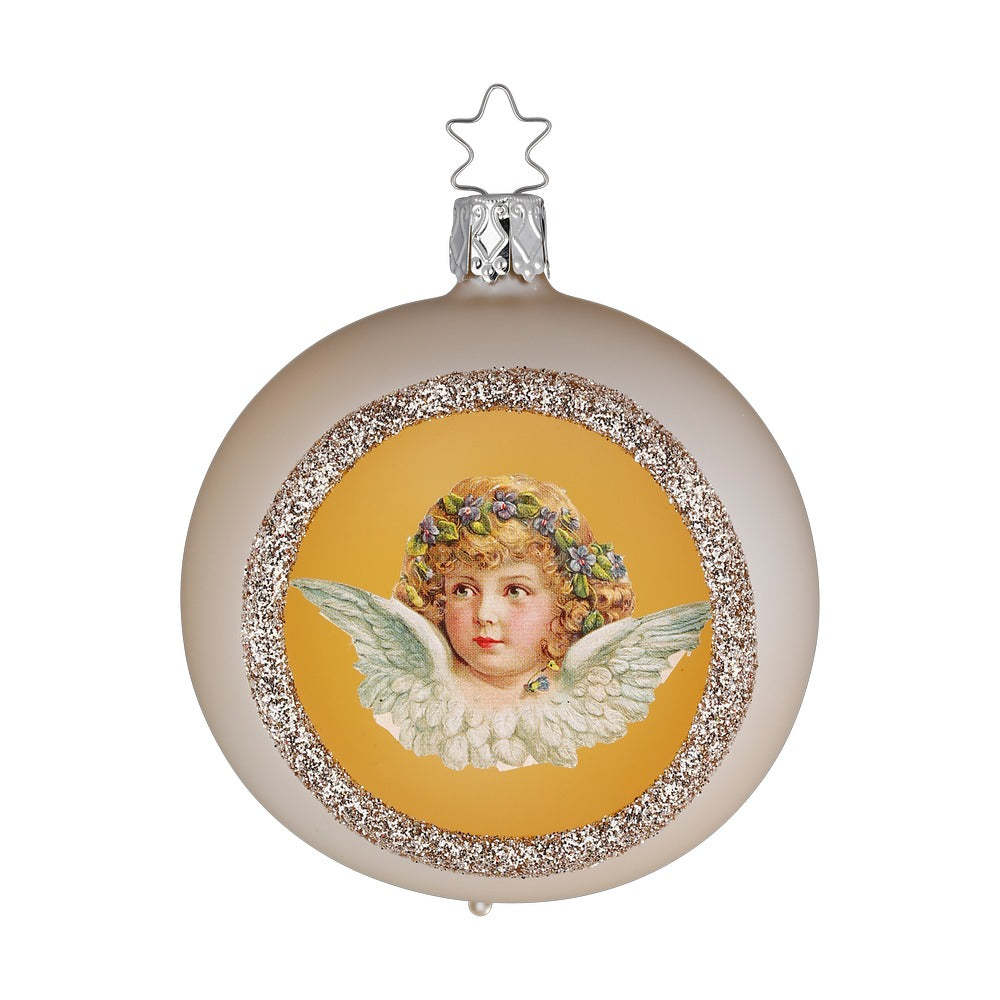 inge-glas-himmlisches-fest-christbaumkugel-8-cm-creme image 1