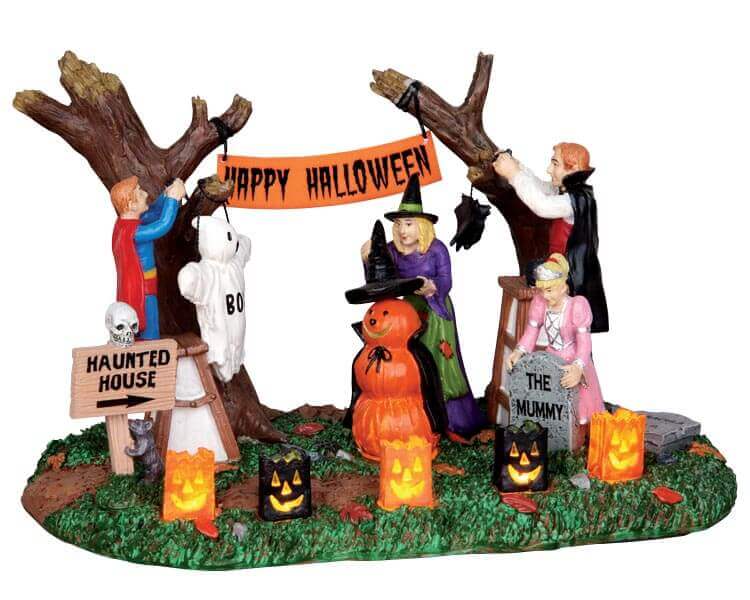 lemax-decorating-for-halloween-figuren-set image 1