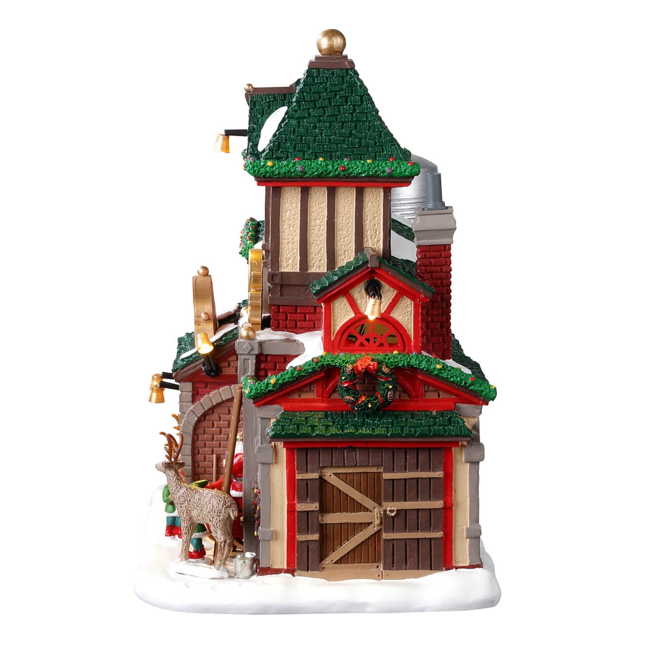 lemax-santa-s-reindeer-stables-santa-s-wonderland image 3