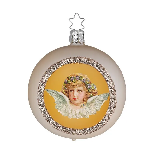 inge-glas-himmlisches-fest-christbaumkugel-8-cm-creme image 1