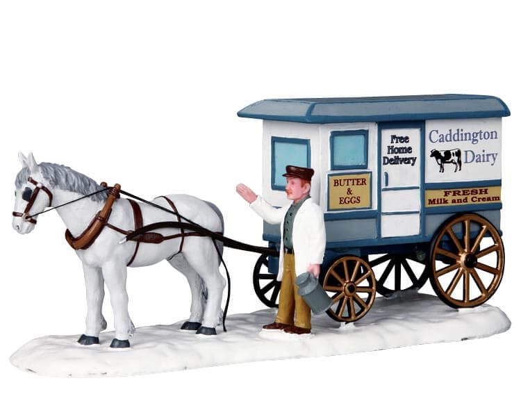 lemax-victorian-milk-wagon-miniaturwagen image 2