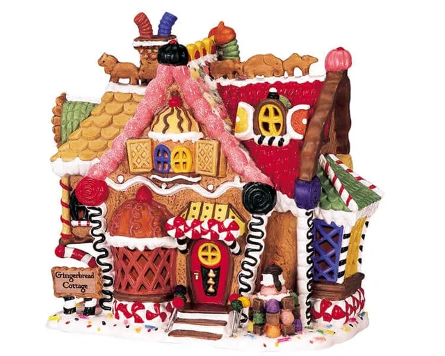 lemax-gingerbread-cottage-sugar-n-spice-lebkuchenhaus image 1