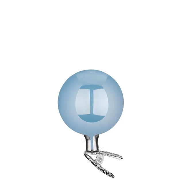 inge-glas-christbaumkugel-auf-clip-azur-opal-8-cm image 1