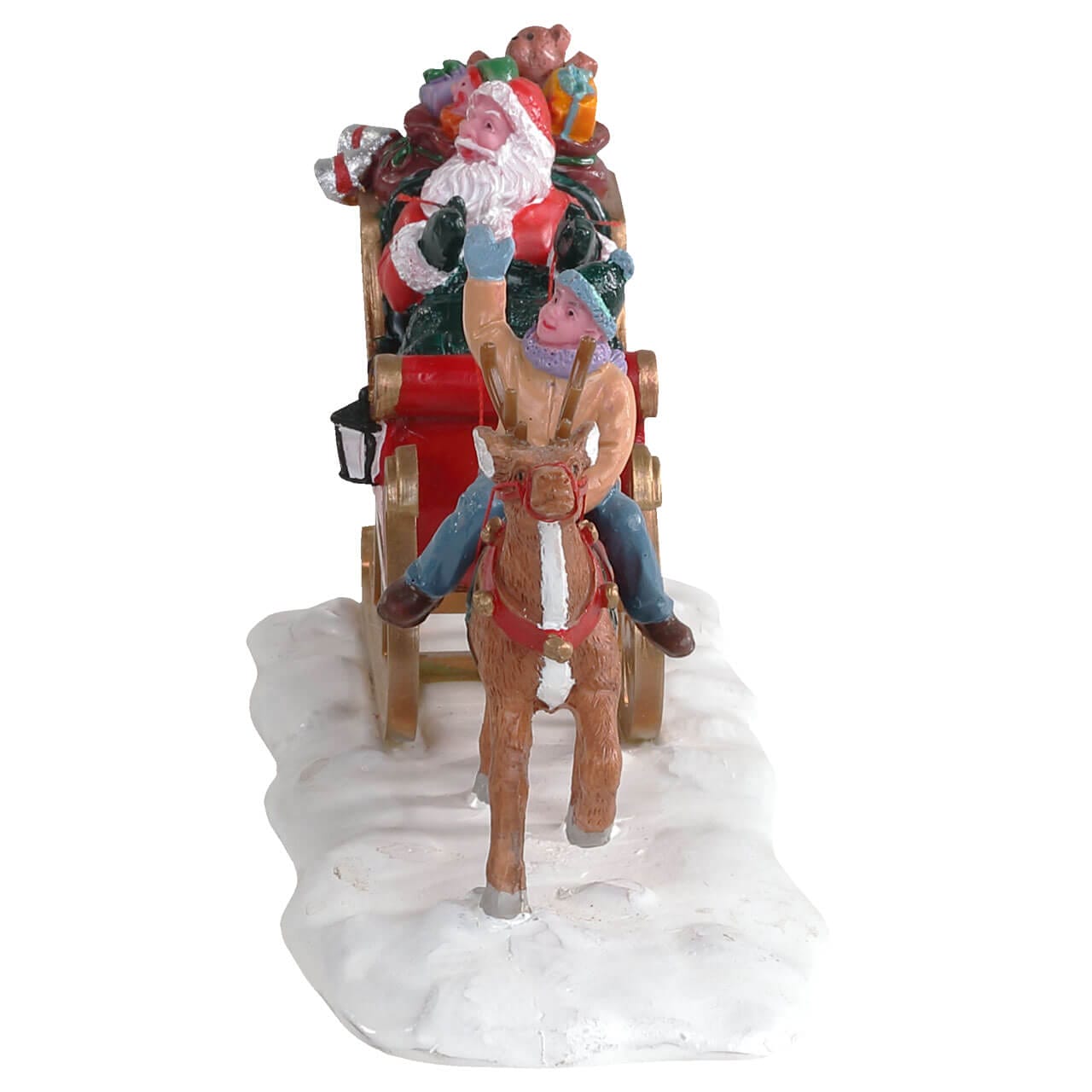 lemax-santa-s-sleigh-weihnachtsmann-schlitten-figur image 3