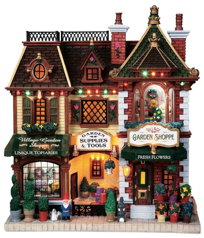 lemax-village-garden-shoppe-beleuchtetes-dorfhaus image 1