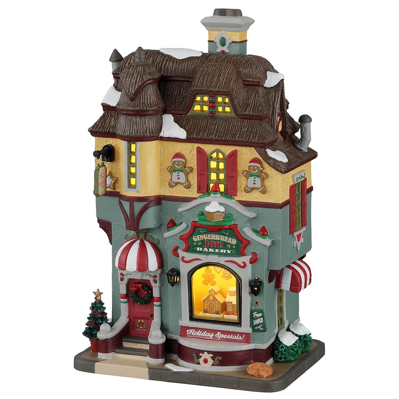 lemax-gingerbread-joy-b-ckerei-beleuchtetes-miniaturhaus image 1