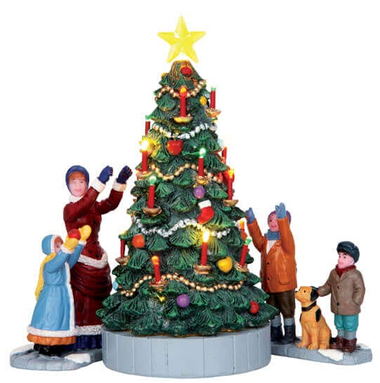 lemax-the-village-tree-set-of-3-dorfb-ume image 1