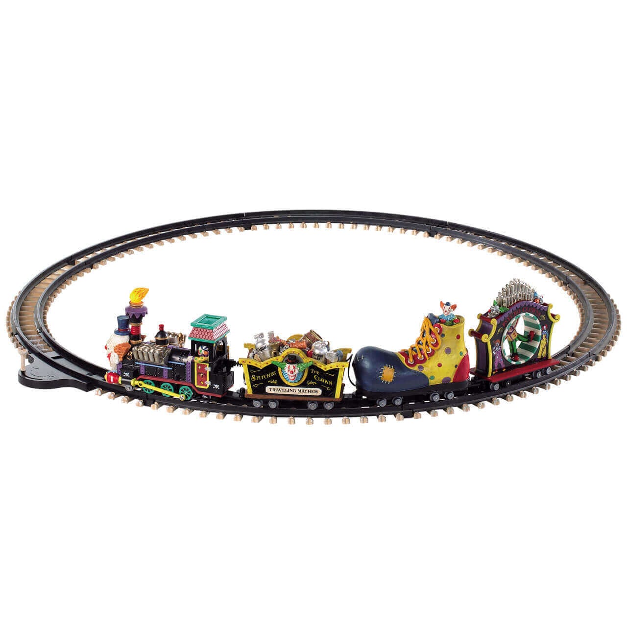lemax-crazy-clown-express-halloween-zug-spooky-town image 1