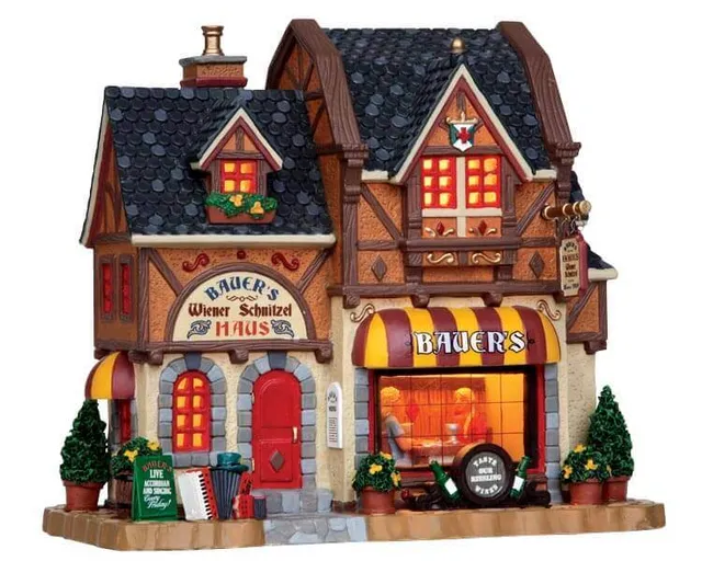 lemax-bauer-s-wiener-schnitzel-haus-beleuchtetes-miniaturhaus image 1