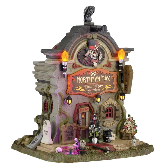 lemax-spooky-town-mortician-max-death-day-services image 1