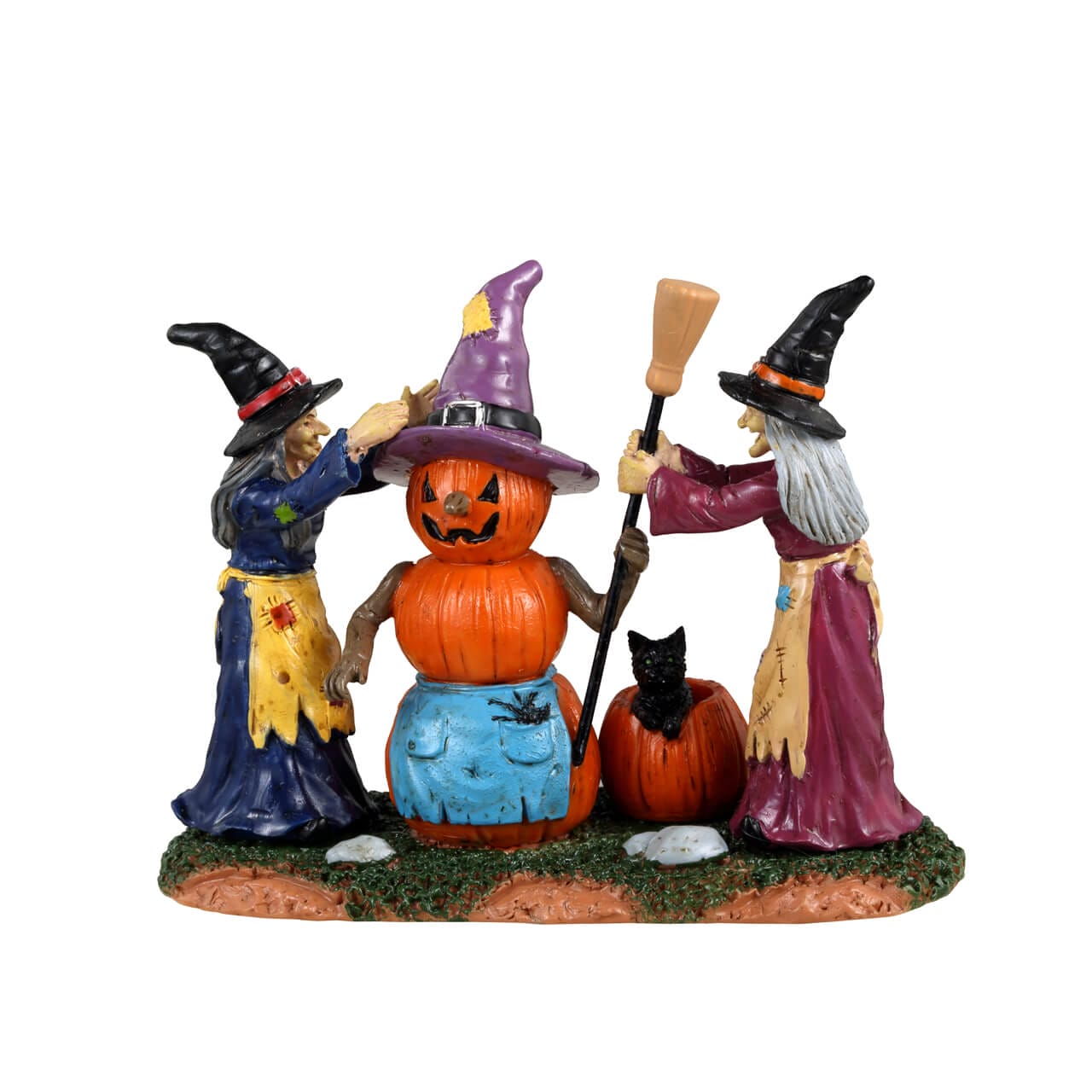 lemax-pumpkin-witch-spooky-town-figur image 2
