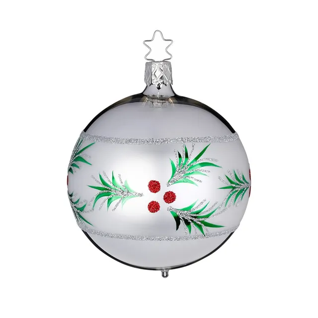inge-glas-tannenglanz-christbaumkugel-8-cm-bunt-silber image 1