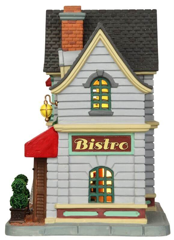 lemax-la-belle-vie-bistro-beleuchtetes-miniaturhaus-weihnachtsdorf image 3