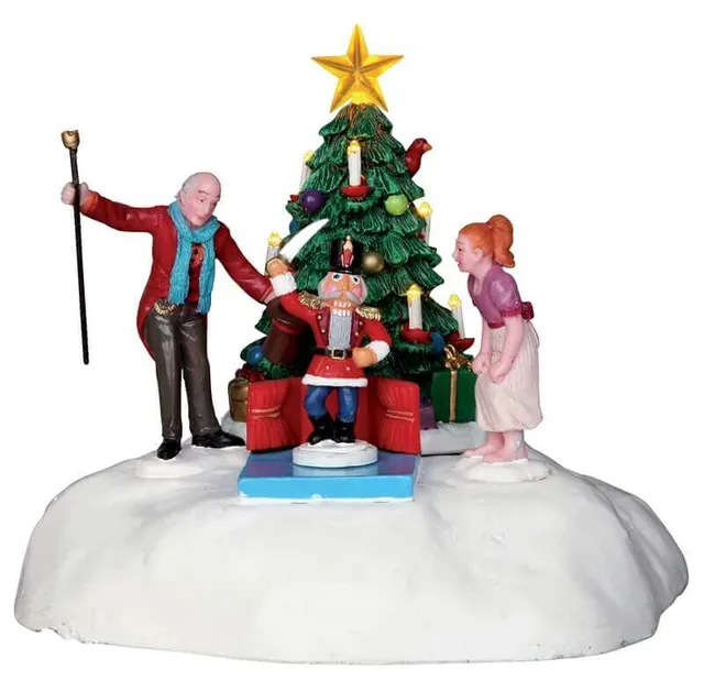 lemax-clara-s-gift-miniaturszene-mit-rotierendem-nussknacker image 1