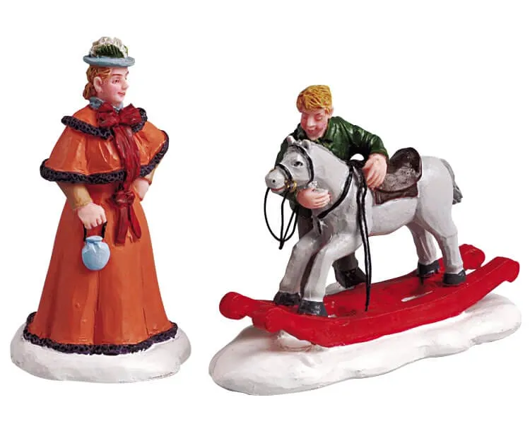 lemax-the-rocking-horse-weihnachts-miniaturfigur image 1