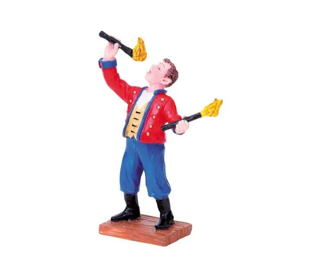 lemax-fire-eater-weihnachtsdorf-figur-jahrmarkt image 1